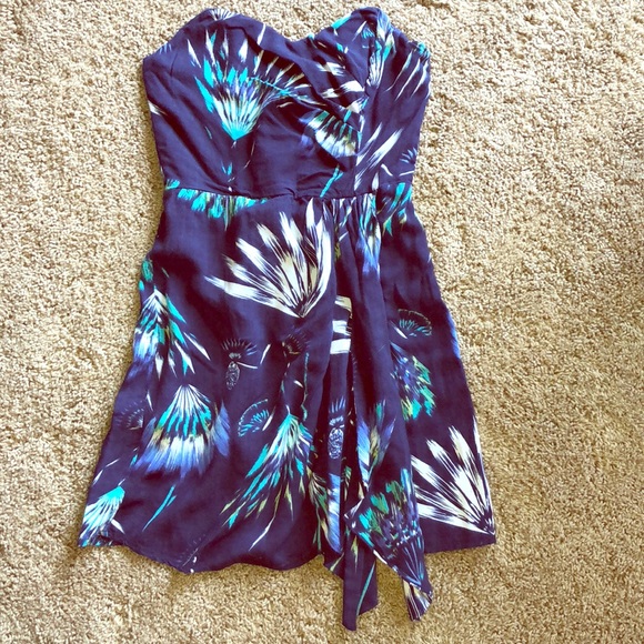 Fire Los Angeles Dresses & Skirts - Blue strapless dress